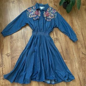 🌿🍂Beautiful hipster denim maxi!